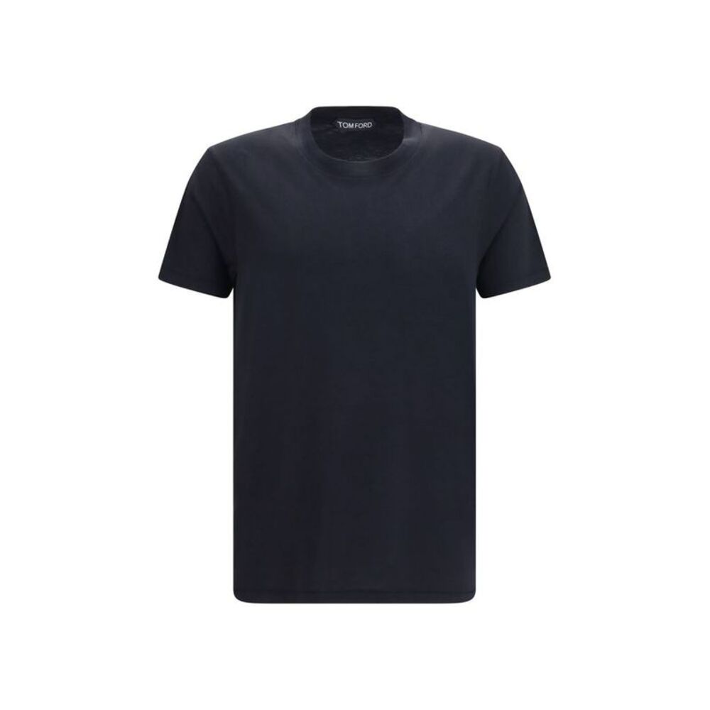 Tom Ford Black Cotton Men's T-Shirt
